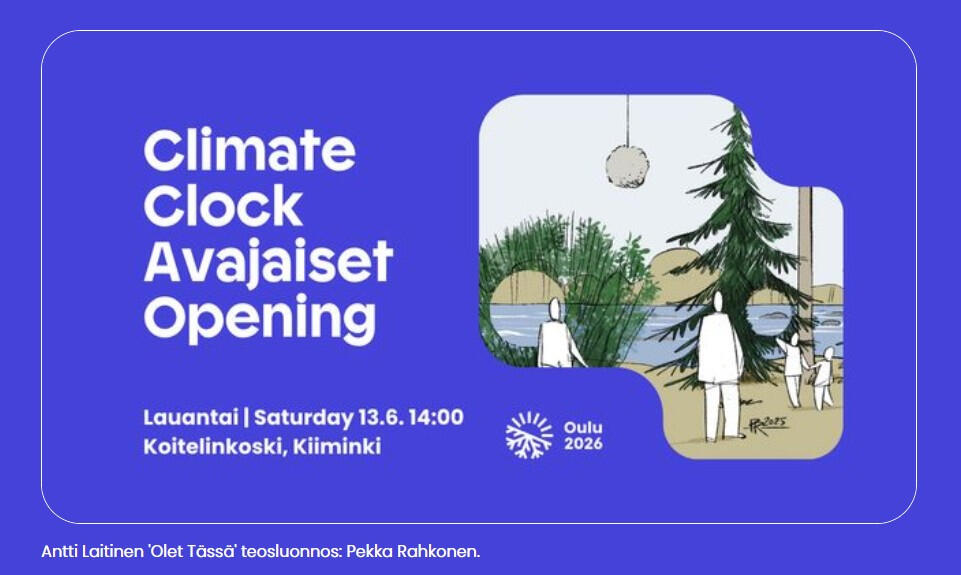 Climate Clock Avajaiset